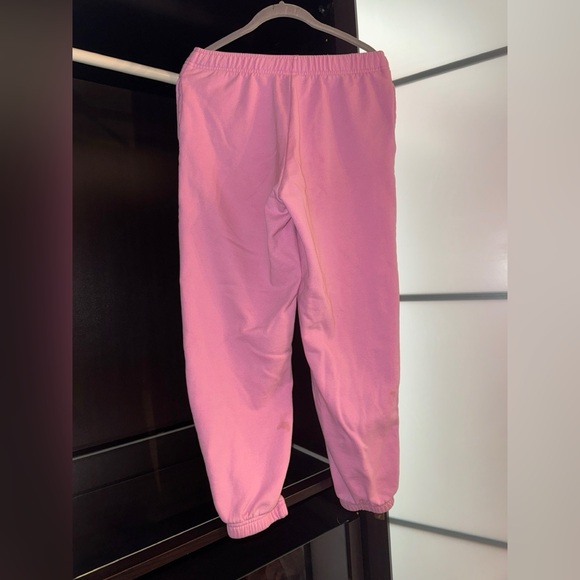 pacsun fleece sweatpants in light fuschia pink - Picture 5 of 5